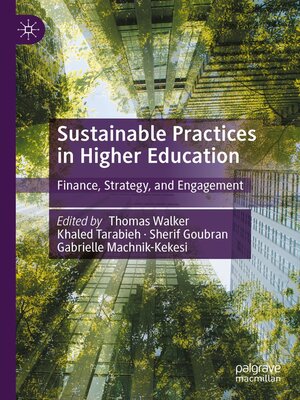 cover image of Sustainable Practices in Higher Education